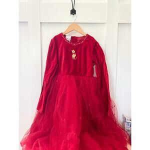 Disney Store Pooh tulle dress. Girls size 10/12